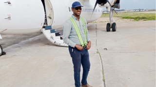 Ali Yackub at Mogadishu Airport - July 2020